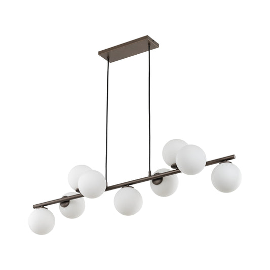 ESTERA 9-Light Scandinavian Glass Pendant Light for Dining Table & Modern Interiors