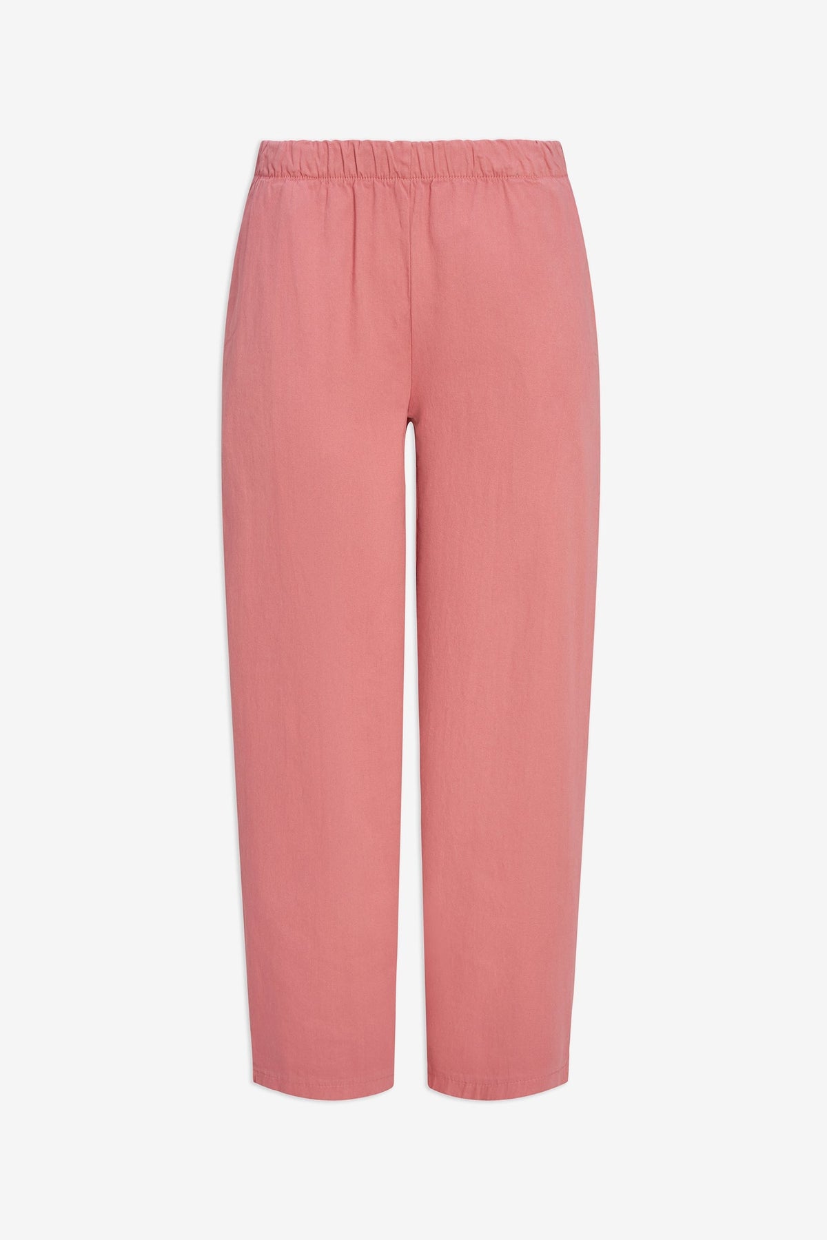 Women's Woven Pull-On Barrel-Leg Pant with Side Seam Pockets