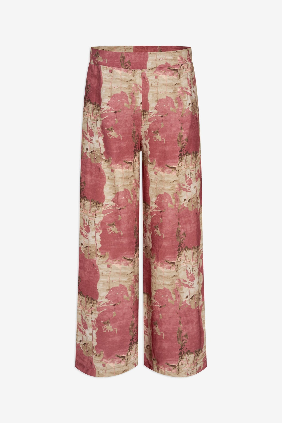 Women's Woven Printed Pull-On Pant with Side Seam Pockets