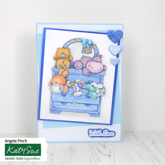 Die Cut Decoupage – Baby Boy (Pack Of 3)