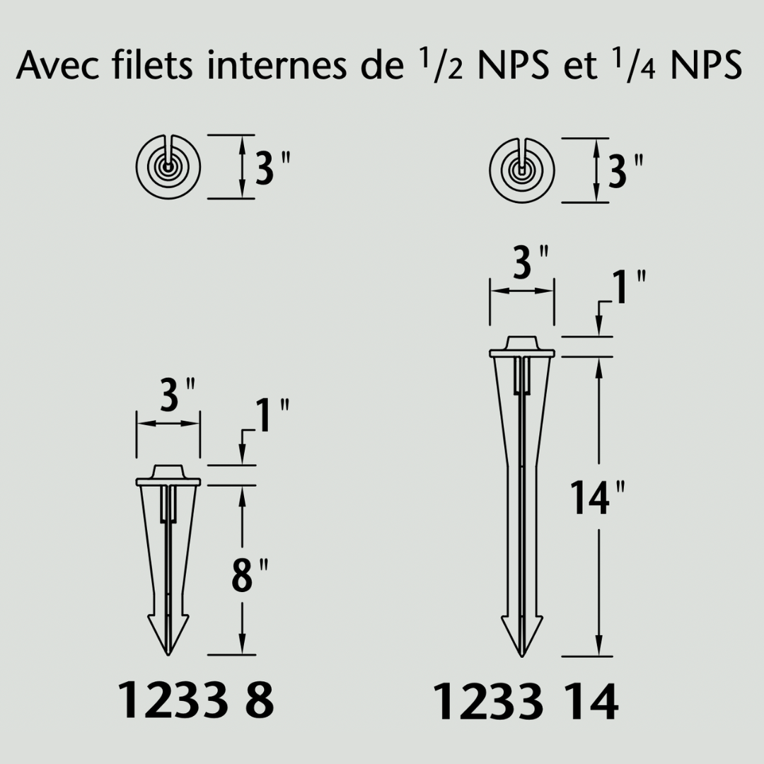 Piquet de montage - 1233