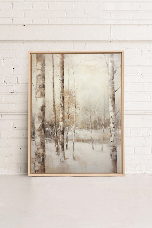 Winter Essence, Oeuvre sur toile étirée