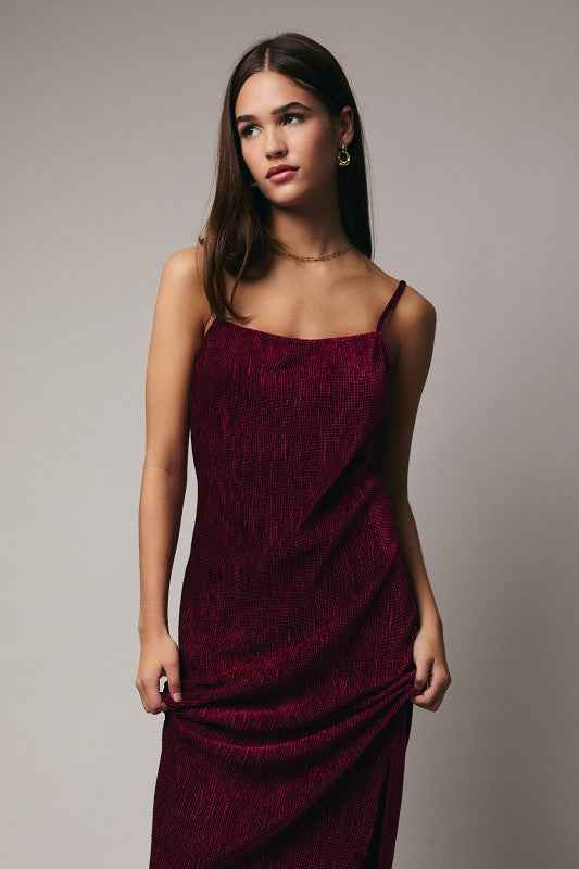 Vienna Velvet Midi Dress