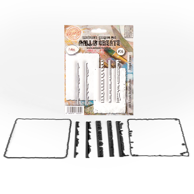 AALL and Create #26 - Die-Cutting Die - Frayed Frames