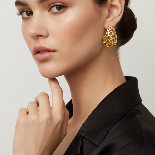 Artisan Teardrop Studs