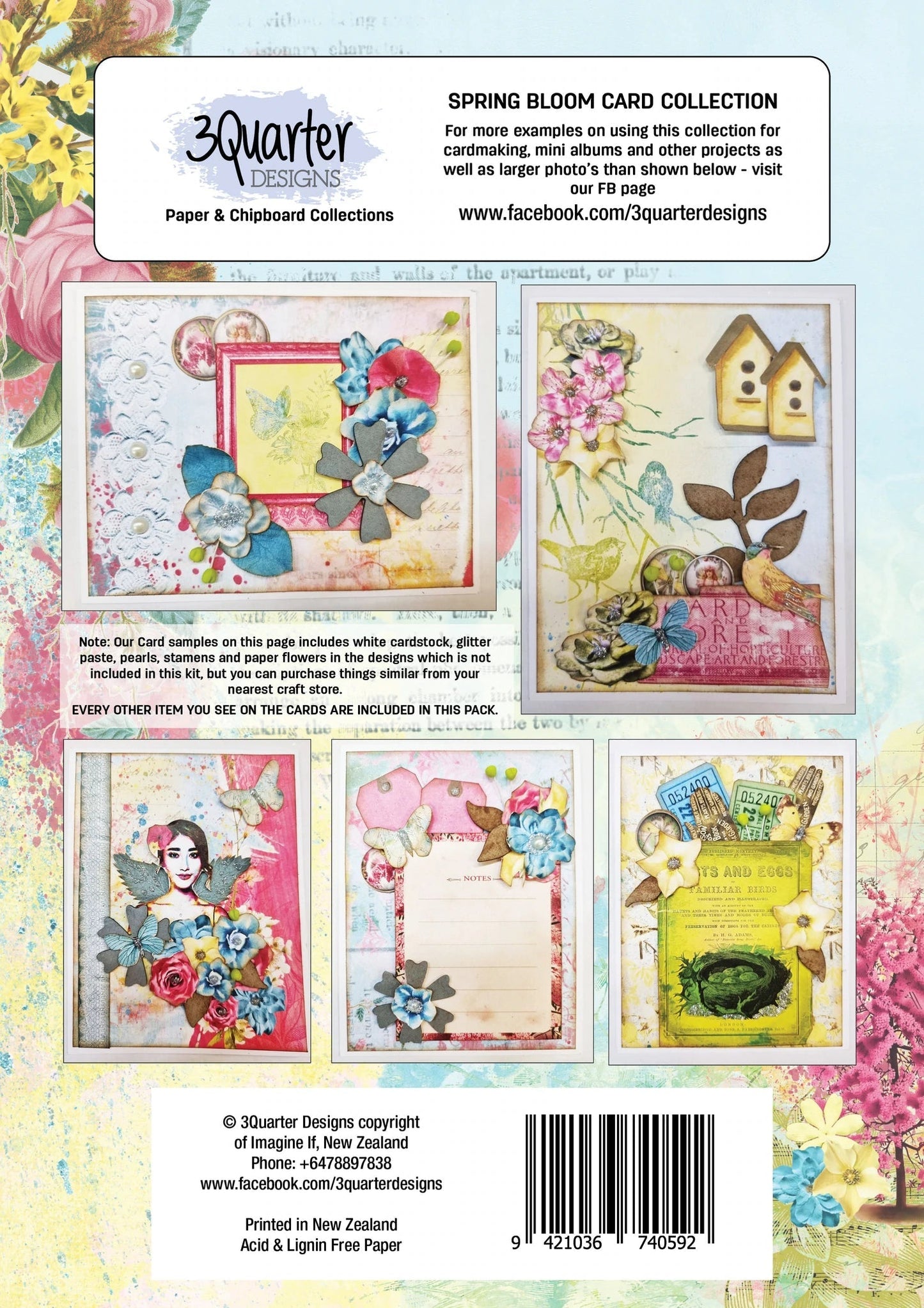 3Quarter Designs - Card Collection - Spring Blooms