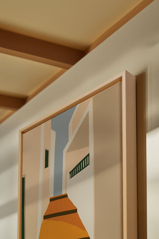 PASSAGE, Oeuvre sur toile étirée
