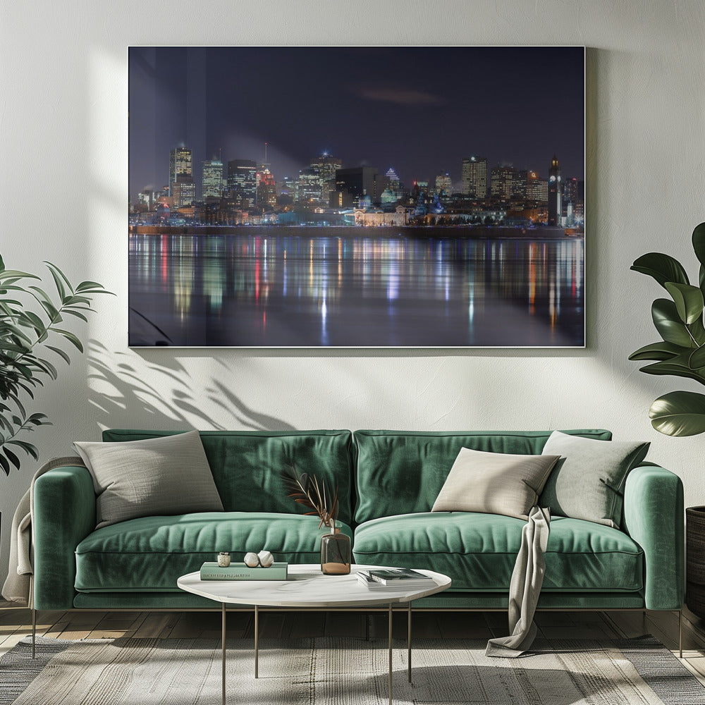 Wall art Montreal Night