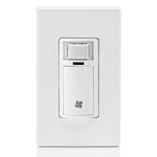 Leviton Humidity Sensor Switch for Bathroom Exhaust Fan, automate Ventilation, air Circulation, Moisture Control, ¼ HP, Single Pole, DHS05-1LW, White 🍁 All In One Marketplace Canada