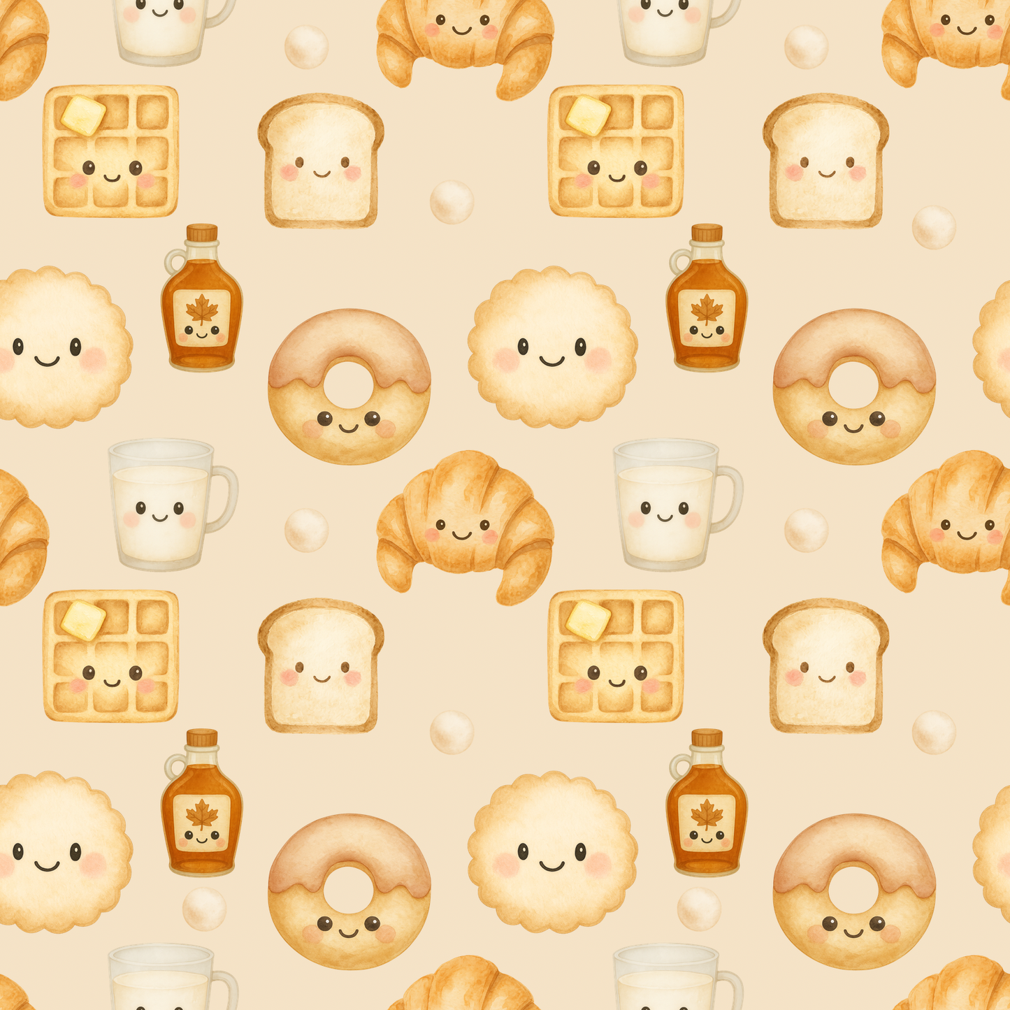 Couverture minky petit déjeuner Canadien 🧇 géante