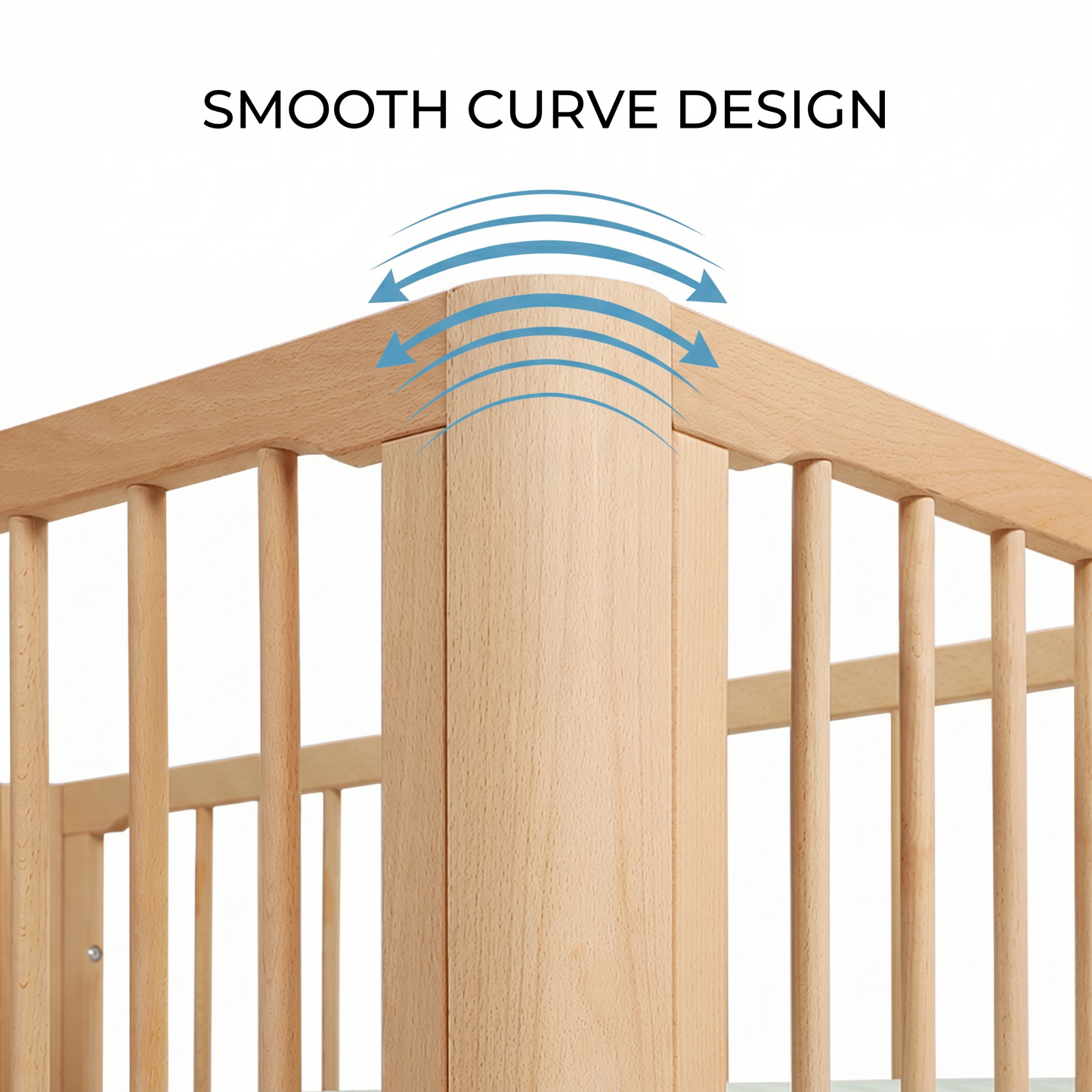 MIMI Nest 5-in-1 Convertible Crib