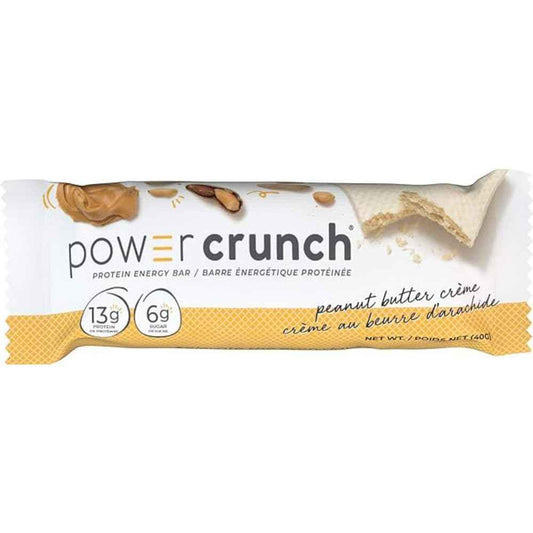 Power Crunch Protein Bars Peanut Butter Crème 12 Count – High Protein Wafer Bar, 13g Protein, Low Sugar, Cream-Filled Snack Bar 🍁 All In One Marketplace Canada