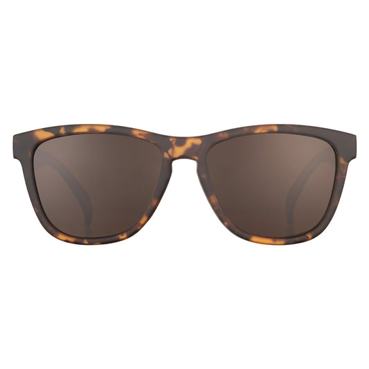 goodr Bosley's Basset Hound Dreams Polarized Sunglasses, Medium Sized (OG), Brown Translucent Frames with Brown Non-Reflective Glare Reducing Lenses, UV400 Protection, No Slip, No Bounce 🍁 All In One Marketplace Canada