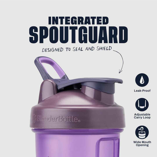 BlenderBottle Classic V2 Shaker Bottle Perfect for Protein Shakes and Pre Workout, 28oz, Full Color Purple 🍁 All In One Marketplace Canada