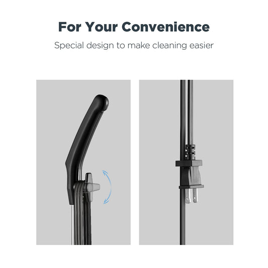 Eureka Home Lightweight Corded Stick Vacuum Cleaner, Powerful Suction Convenient Small Vacuum for Hard Floor, 3-in-1 Hand Vacuum, Blaze Black, NES212C 🍁 All In One Marketplace Canada