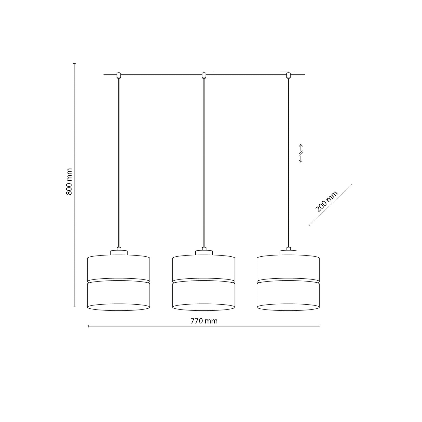 ECO Scandinavian Pendant Light 3