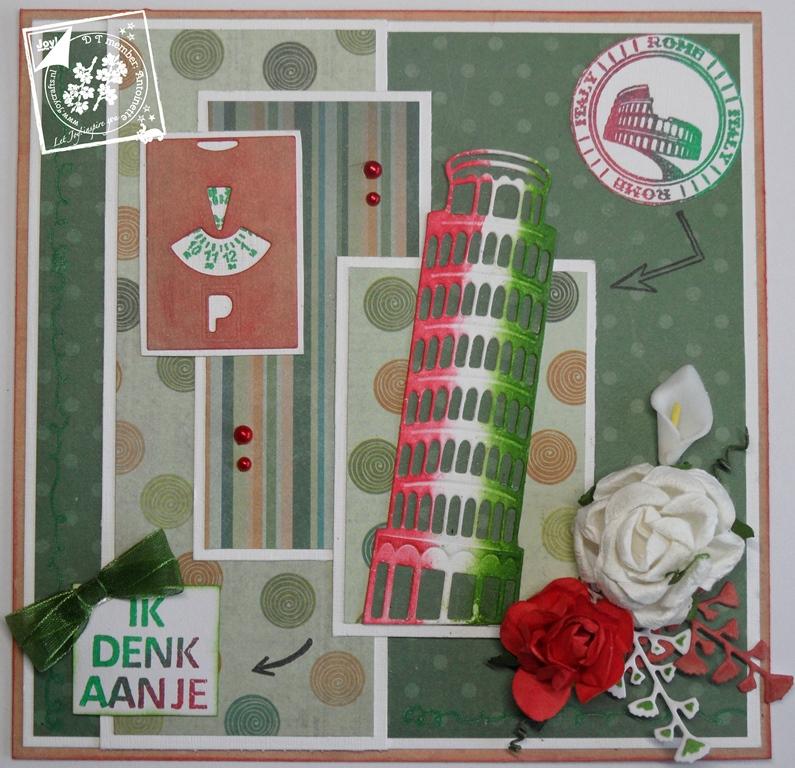 Cutting- Embossing- Debossing die - Tower of Pisa