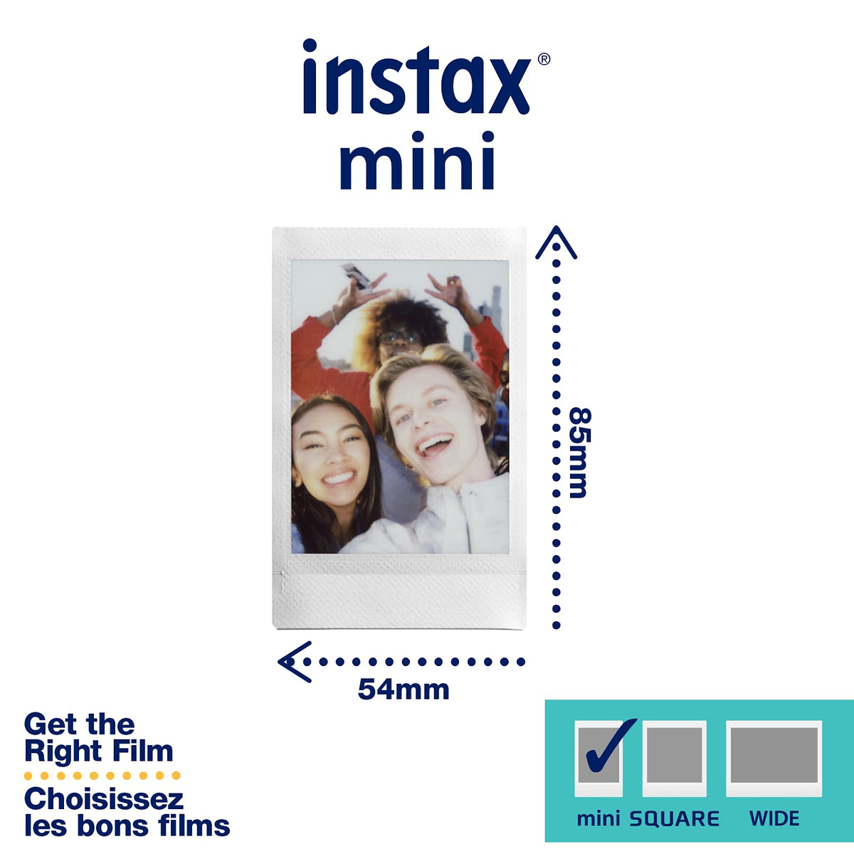 Fujifilm Instax Mini Film, 3 Pack with Stickers (30 exposures) White 600022104 🍁 All In One Marketplace Canada