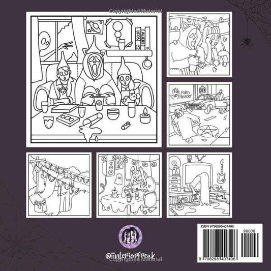 Halloweird: a halloween coloring book of horror, where every freak gets a quirky tweak