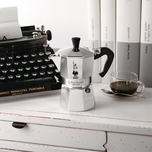 Bialetti - Moka Express: Iconic Stovetop Espresso Maker, Makes Real Italian Coffee, Moka Pot 9 Cups (14 Oz - 420 Ml), Aluminium, Silver 🍁 All In One Marketplace Canada