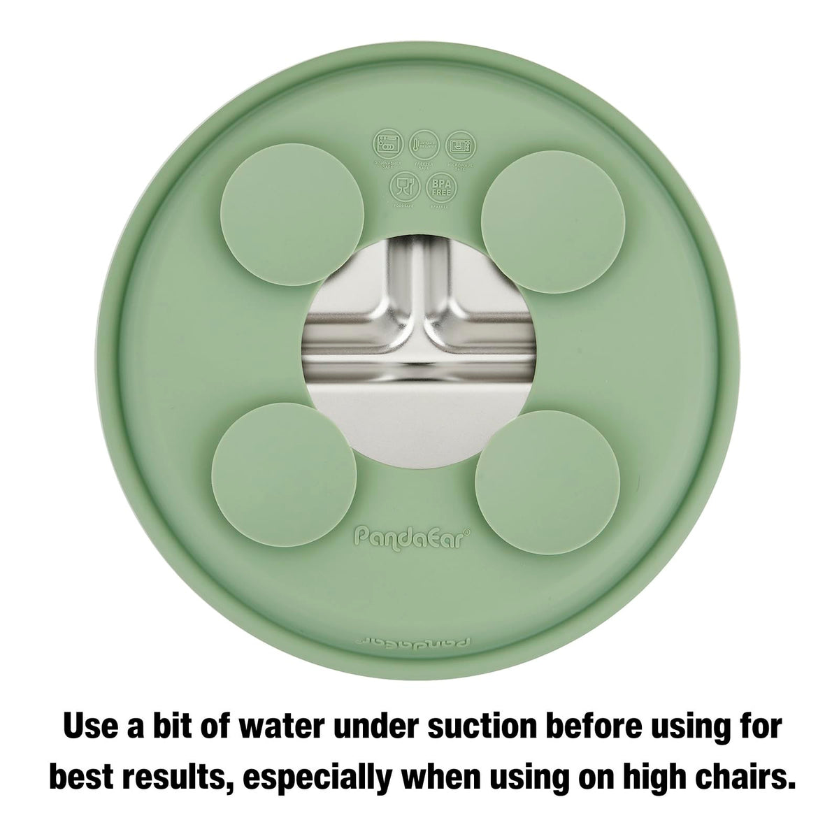 PandaEar 3 Pack Stainless Steel Baby Plates with Suction, Divided Toddler Plate for Baby Led Weaning Supplies, Non-Slip Suction Plates Baby Feeding Set, Dishwasher Safe (Blue/Green/Brown) 🍁 All In One Marketplace Canada