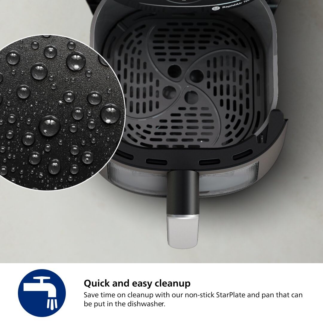 Philips Air Fryer 2000 Series - 13-in-1 functions, 6.2L, Compact Design with Cooking Window, Black, (NA231/00) 🍁 All In One Marketplace Canada