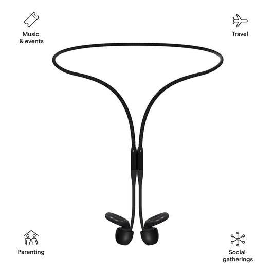Loop Link Safety Connector Cord – Official Connector Cord For Loop Earplugs | Magnetic Tug-Resistant Safety Cord | Compatible With Loop Quiet/Engage/Experience | Warm Charcoal 🍁 All In One Marketplace Canada