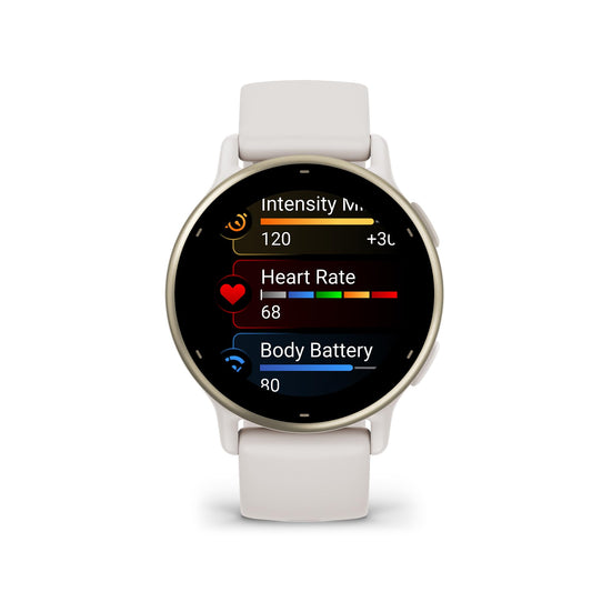 Garmin vívoactive 5, Health and Fitness GPS Smartwatch, AMOLED Display, Up to 11 Days of Battery, Ivory 🍁 All In One Marketplace Canada