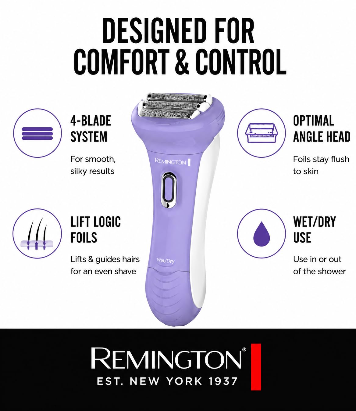 Remington Smooth & Silky Electric Shaver for Women ๐ All In One Marketplace Canada
