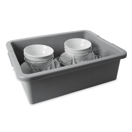 Rubbermaid Commercial Products Standard Bus/Utility Box 7-Gallon Gray Heavy Duty Plastic Restaurant Wash Basin/Dish Washing Tub for Kitchen Organization/Storage 🍁 All In One Marketplace Canada