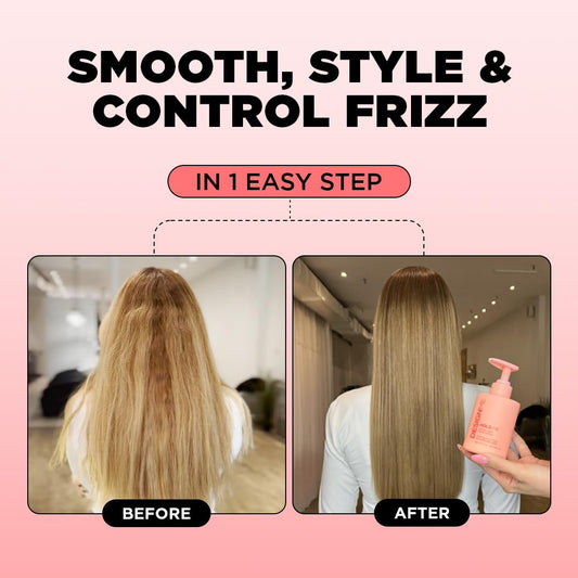 Design.Me HOLD.ME Styling Cream | Smoothing Cream for Blowouts & Sleek Looks | Hydrating, Tames Frizz & Flyaways, Adds Shine & Smooths Hair | Soft Hold | Blow Dry Cream For All Hair Type 🍁 All In One Marketplace Canada