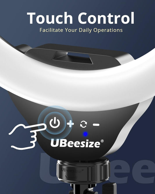 UBeesize 12’’ Ring Light with Tripod, Selfie Ring Light with 62’’ Tripod Stand, Light Ring for Video Recording&Live Streaming(YouTube, Instagram, TIK Tok), Compatible with Phones, Cameras and Webcams 🍁 All In One Marketplace Canada