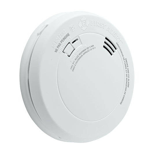 First Alert 10 Year Battery Smoke and Carbon Monoxide Alarm with Voice Alert, White, PRC710VA-6 🍁 All In One Marketplace Canada