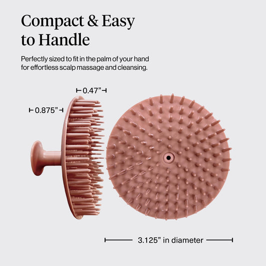 Kitsch Hair Scalp Massager Hair Growth, Shampoo Brush - Scalp Scrubber & Hair Massager for All Hair Types | Hair Brush for Hair Growth | Scalp Brush & Scalp Exfoliator (Terracotta) 🍁 All In One Marketplace Canada