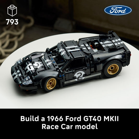 LEGO Technic 1966 Ford GT40 MKII Race Car Building Set for Adults - Collectible Car Toy W/Realistic Functions & Features for Adult Sports Car Fans, Ages 18+ - Gift Idea for Birthdays - 42223 🍁 All In One Marketplace Canada