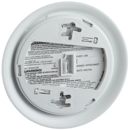 First Alert SC9120BCA Hardwire Combination Carbon Monoxide and Smoke Alarm 🍁 All In One Marketplace Canada
