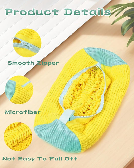 Shoe Washing Machine Bag - 2 Pack Cleaning Laundry Shoe Bag for Washer and Dryer Reusable Shoe Washing Bag for All Footwear Types and Sizes 🍁 All In One Marketplace Canada
