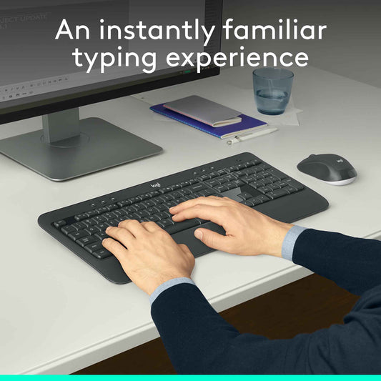 Logitech MK540 Advanced Wireless Keyboard and Mouse Combo for Windows, 2.4 GHz Unifying USB-Receiver, Multimedia Hotkeys, 3-Year Battery Life, for PC, Laptop 🍁 All In One Marketplace Canada