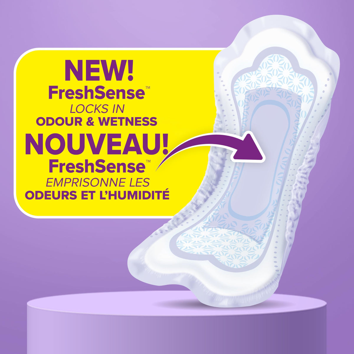 Poise Postpartum Incontinence Pads, Moderate Absorbency, Regular Length, 132 Count (2 Packs of 66) 🍁 All In One Marketplace Canada