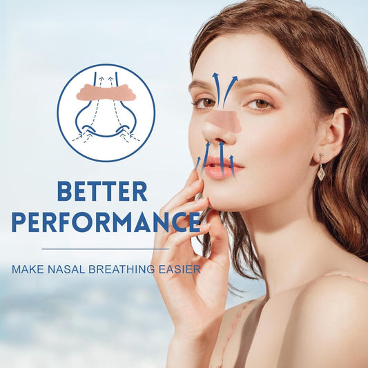 100Pcs Nasal Strips for Snoring, Extra Strength Nose Strips Breathing, Nose Tape for Sports and Sleep, Anti Snoring Strips Help Stop Snoring,Keep your nose open and comfortable 🍁 All In One Marketplace Canada