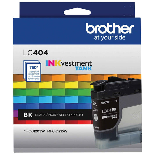 Brother Genuine LC404BKS Standard Yield Black Ink Cartridge, Original Ink Replacement Cartridge, Ink for Brother Inkjet Printer MFC-J1205W 🍁 All In One Marketplace Canada