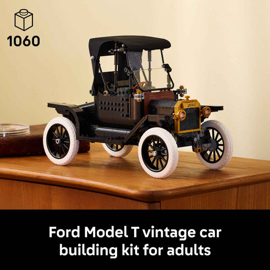 LEGO Icons Ford Model T Building Set for Adults - Collectible Kit with Detailed Features for Bedroom, Home Office, or Shelf Decor, Gift for Men, Women & Car Fans Ages 18+ - 11376 🍁 All In One Marketplace Canada