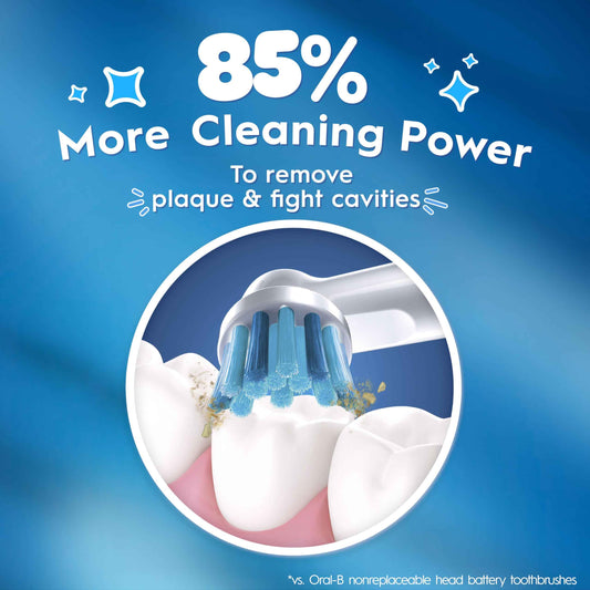 Oral-B Kid's Electric Battery Powered Toothbrush for Ages 3+, Extra Soft Bristles 🍁 All In One Marketplace Canada