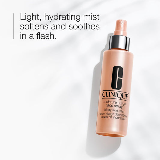 Clinique Moisture Surge Oil Free Face Spray Thirsty Skin Relief For Very Dry to Oily Combination Skin Types | Hydrating + Softening, 125ml 🍁 All In One Marketplace Canada