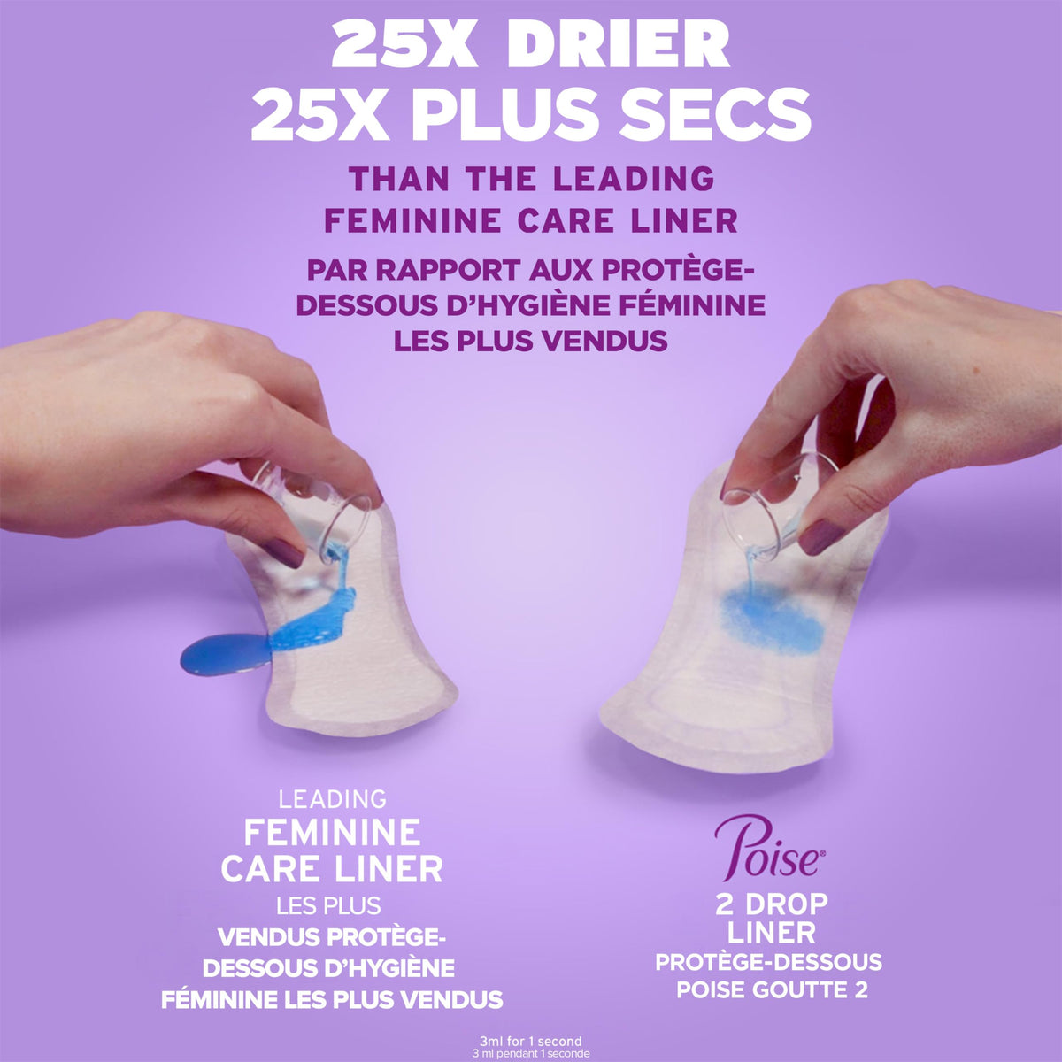 Poise Ultra Thin Incontinence Pads & Postpartum Incontinence Pads, 3 Drop Light Absorbency, Regular Length, 144 Count (3 Packs of 48) 🍁 All In One Marketplace Canada