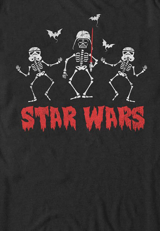 STAR WARS Licensed Halloween Creep Wars Men's Tee, Black, Large