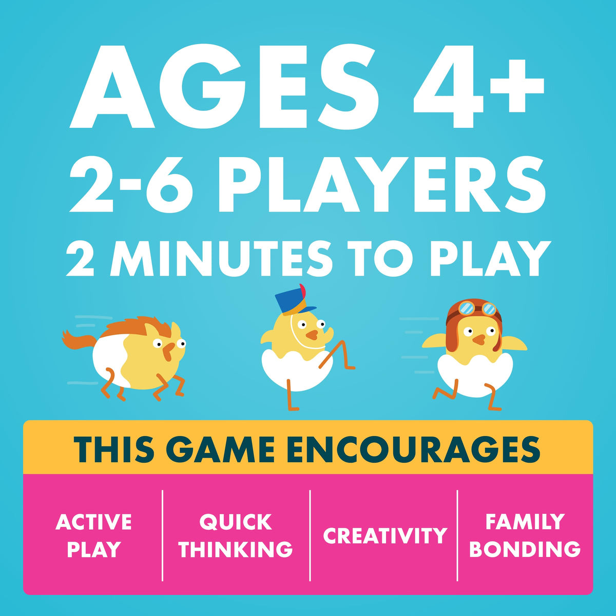 Hurry Up Chicken Butt by Exploding Kittens - 2-6 Players - Ages 4+ - 2 Minutes to Play - Hot Potato Style Card Game - Fun Card Game, Family Game Night, Creative Kids Game ๐ All In One Marketplace Canada