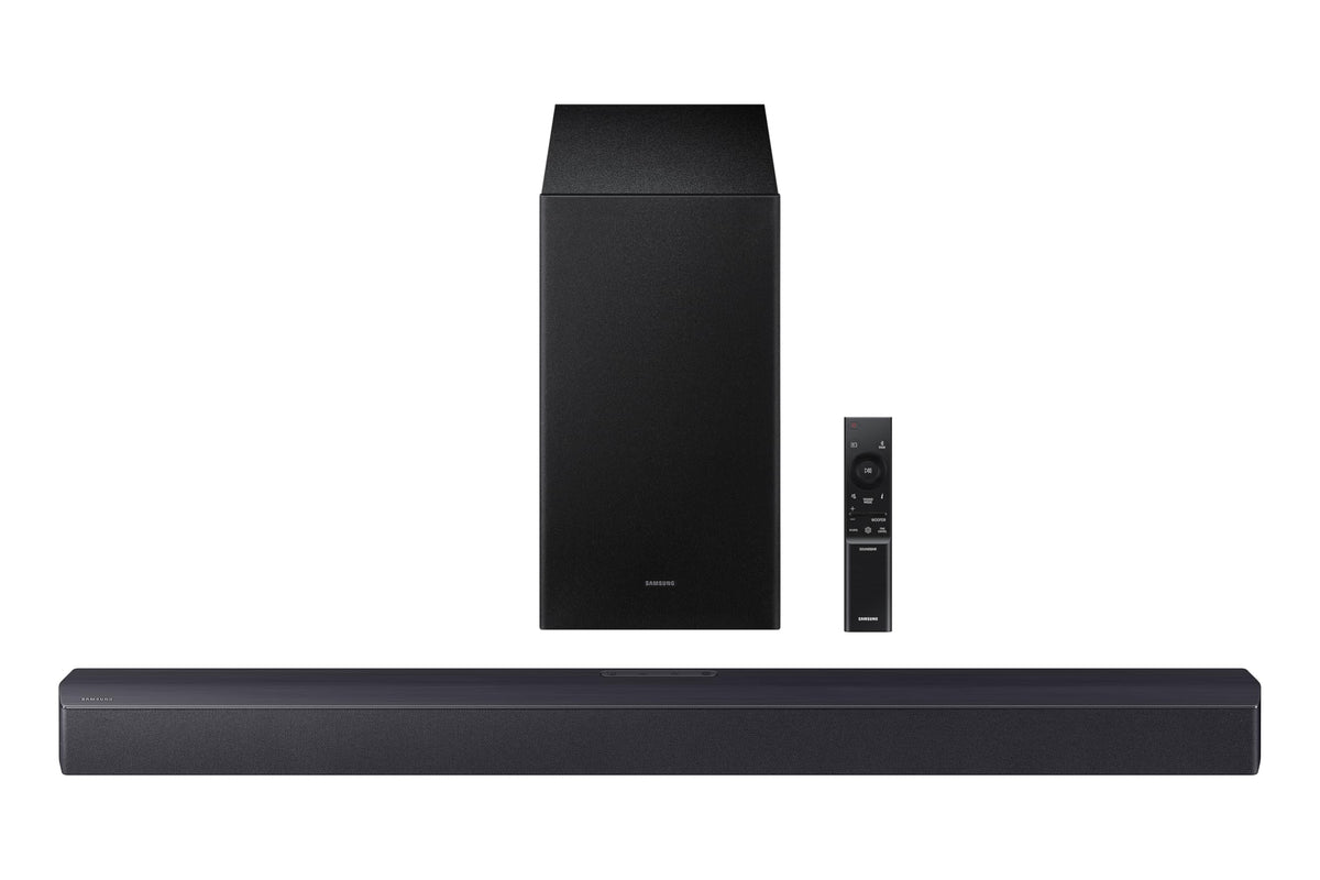 Samsung Sound Bar HW-B53CF/ZC, 2.1 Channel, Subwoofer, 300 watts, Surround Sound, Dolby Digital, DTS Virtual:X, Adaptive Sound, Bluetooth, HDMI ARC, Game Mode, Soundbar 🍁 All In One Marketplace Canada