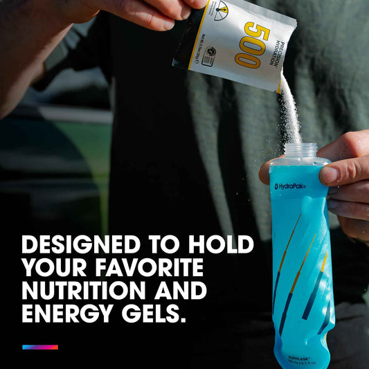 HydraPak SoftFlask Collapsible Nutrition Flask 2-Pack (150ml, Malibu) 🍁 All In One Marketplace Canada