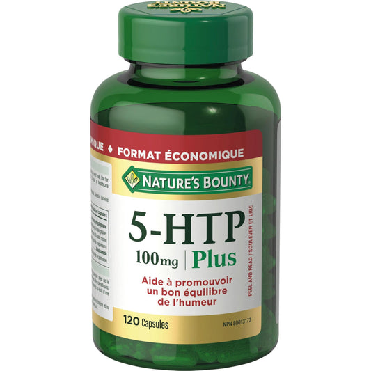 NATURE'S BOUNTY 5-HTP 100 mg Plus, Helps Promote Healthy Mood Balance, 51.8 g 🍁 All In One Marketplace Canada